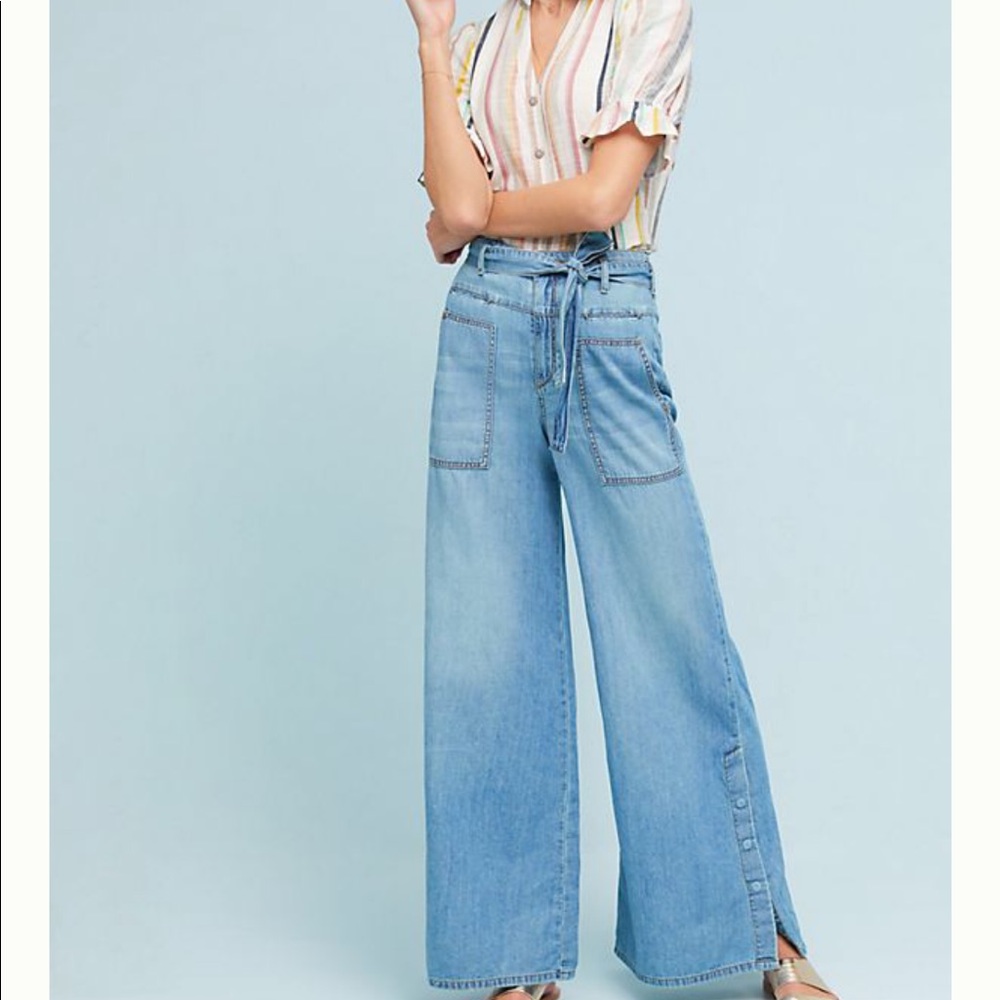 Anthropologie High Waisted Pilcro Flare Jeans